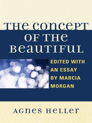 cover image of The Concept of the Beautiful